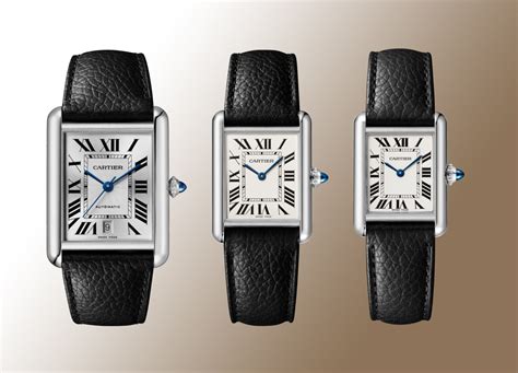 cartier watch strap sizes